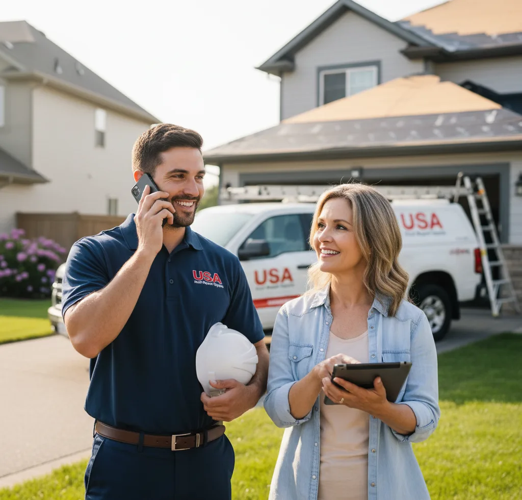 USA Roof Repair Experts customer support in Kenmore
